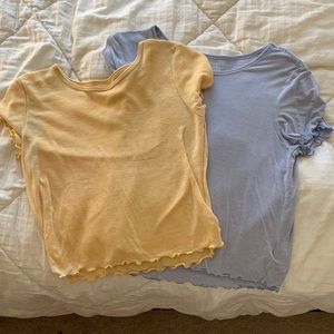 PACK OF 2 Cropped Babydoll Tees